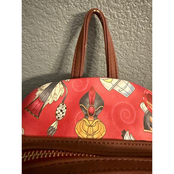 Loungefly Disney Villains Perfume Bottles Mini Red Backpack BoxLunch Exclusive - Picture 7 of 8